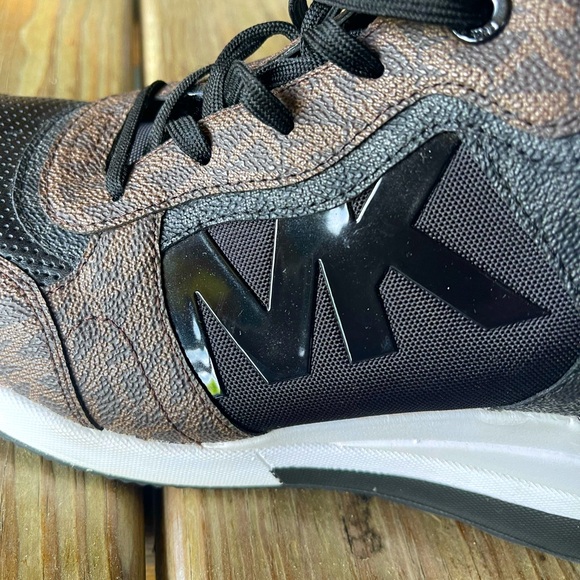 Michael Kors Black and Brown Athletic Shoes - Picture 1 of 4